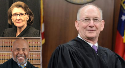 Judge Adele Grubbs (top left), Judge Ural Glanville (bottom left), Judge J. Stephen Schuster (right)